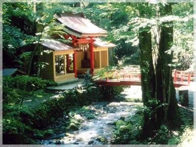 関口不動尊渓流