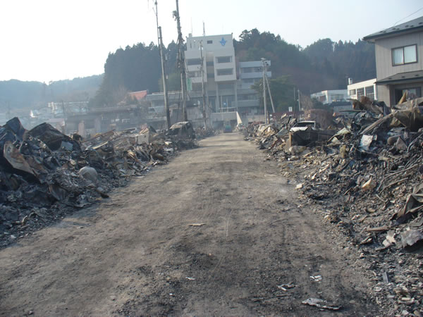 山田町役場前通り