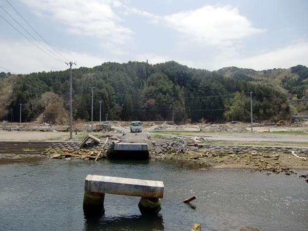 JR織笠駅と織笠橋(山田町織笠）