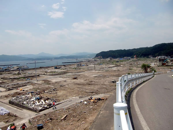 大沢地区ふるさとセンター付近（山田町大沢）