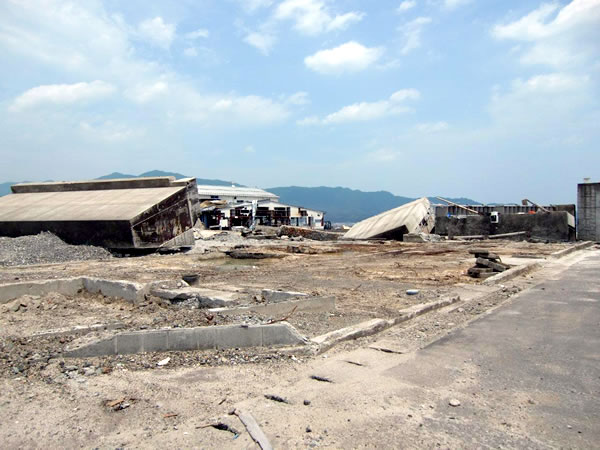 山田漁港付近（山田町中央町）