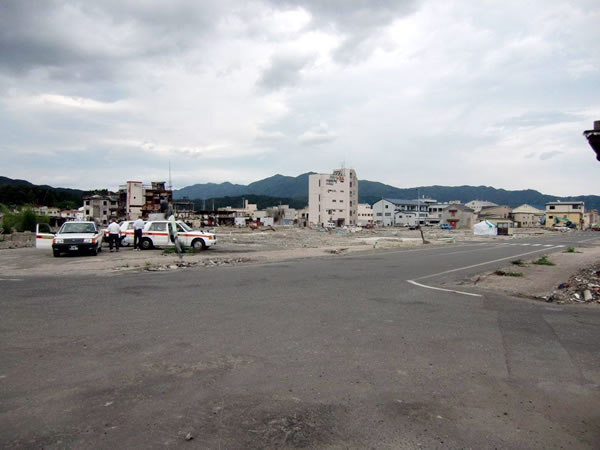 陸中山田駅前（山田町川向町）