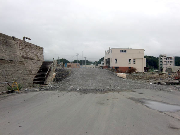 民宿はまかぜ付近（山田町中央町）