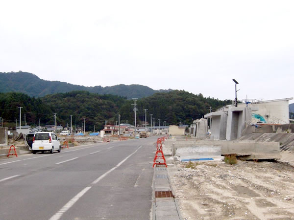 大沢漁協付近（山田町大沢）