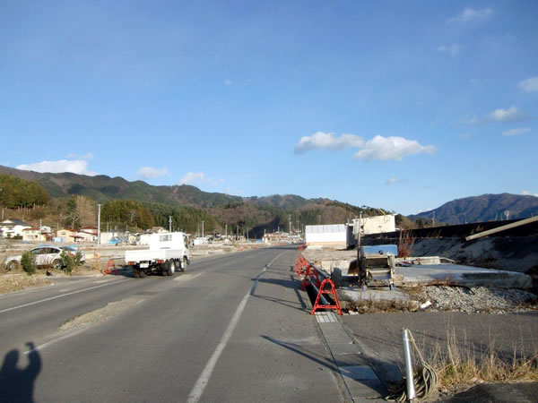 大沢漁協付近（山田町大沢）