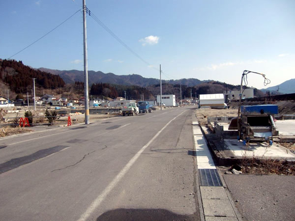 大沢漁協付近（山田町大沢）