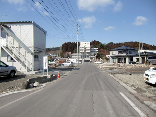 役場前通り（山田町八幡町）