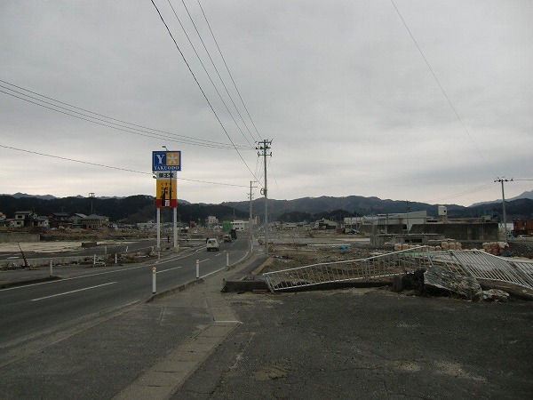 山田郵便局付近（山田町境田）