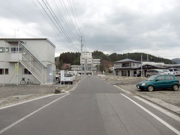 役場前通り（山田町八幡町）