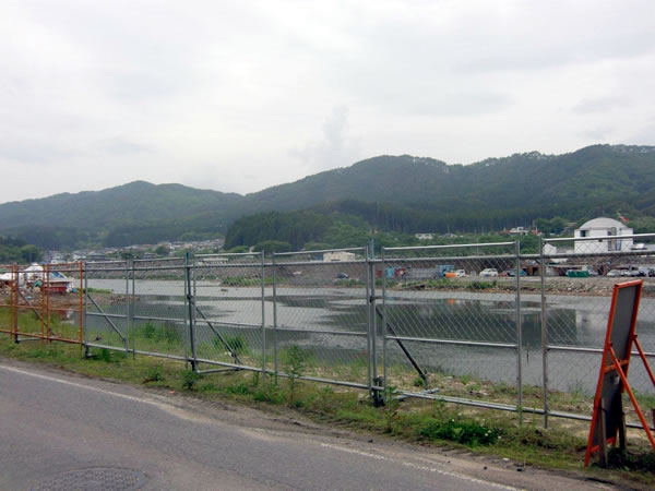 船越家族旅行村さくら亭付近（山田町船越）