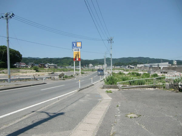 山田郵便局付近（山田町境田）