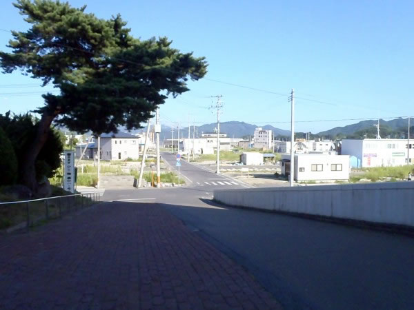 山田町役場より（山田町八幡町）