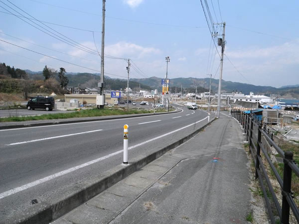 山田　国道45号 三本小松より