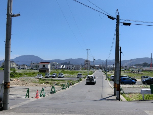 旧山田病院前から