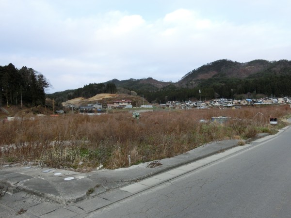 田の浜堤防より北側