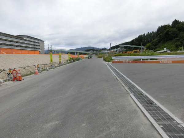 駅裏より（境田町方面）