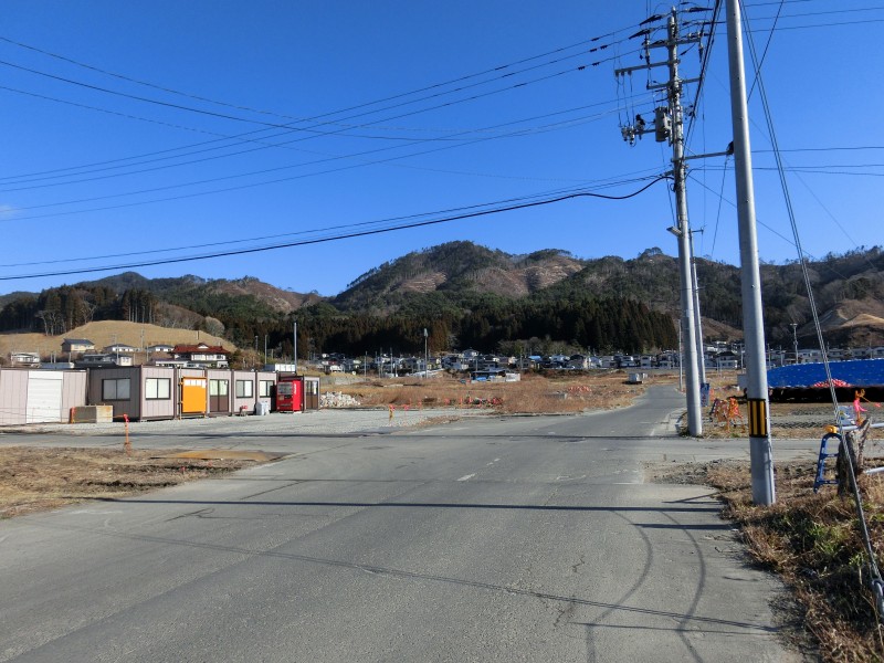 田の浜地区　堤防側より