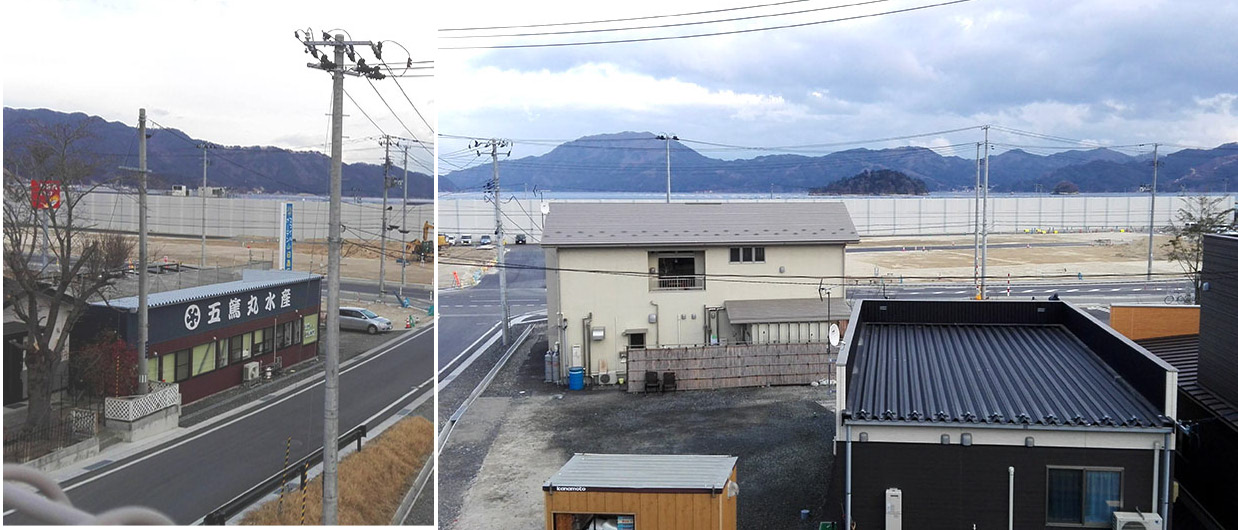 おぐら山から山田湾方面