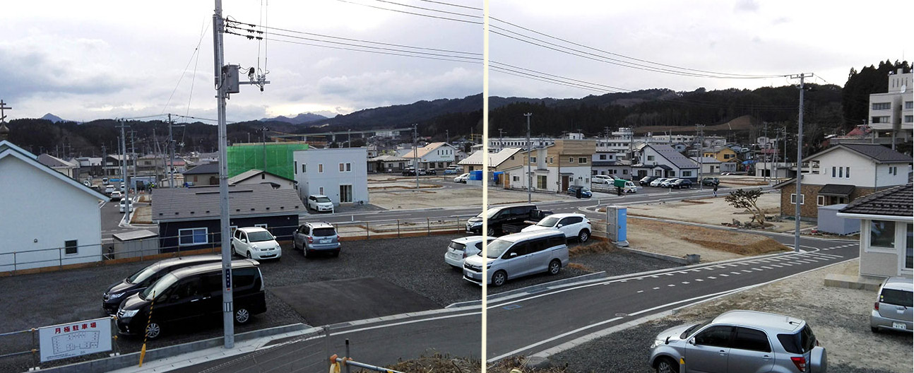 おぐら山から役場通り