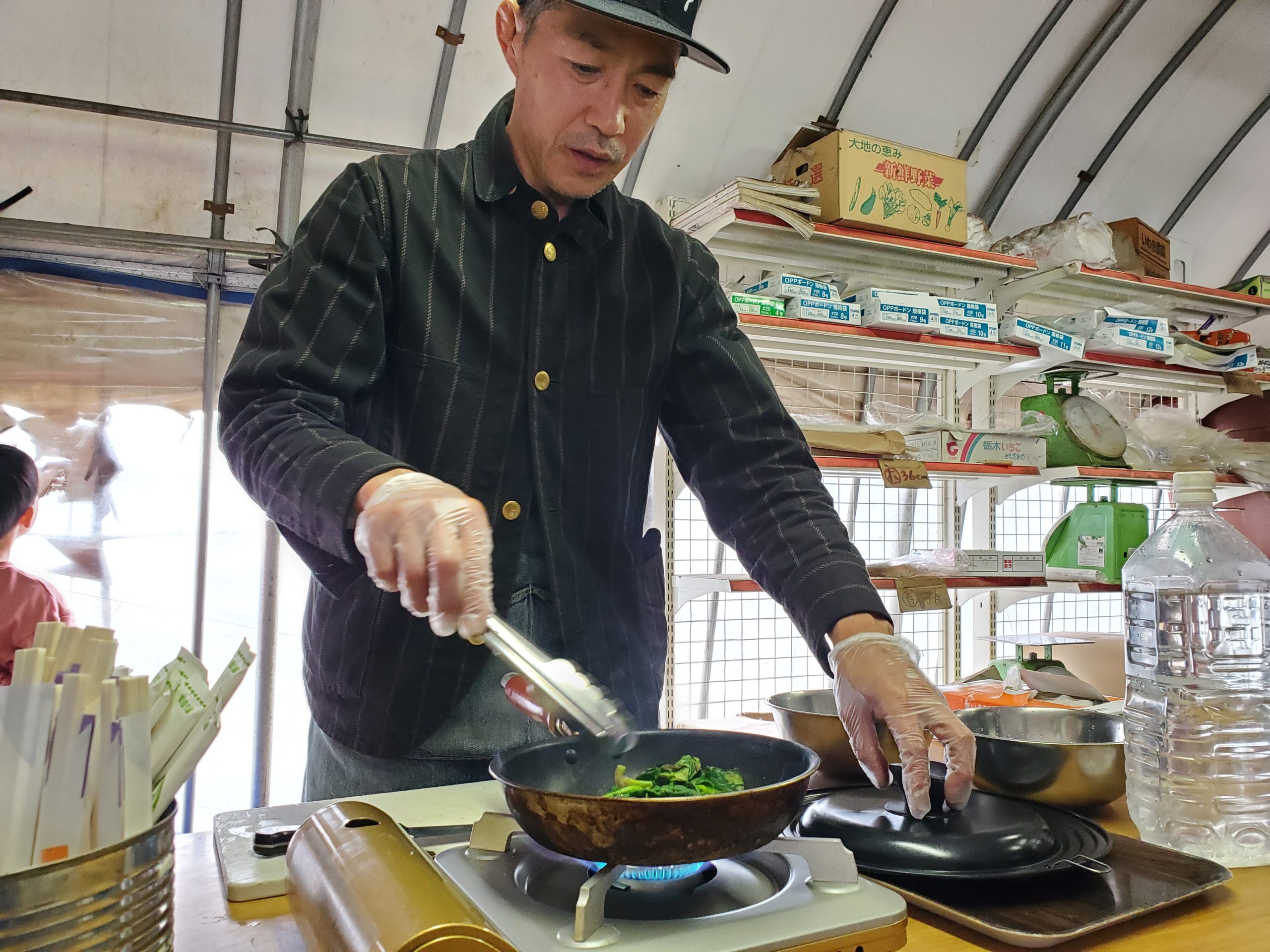 いわき農園　夏野菜の収穫体験